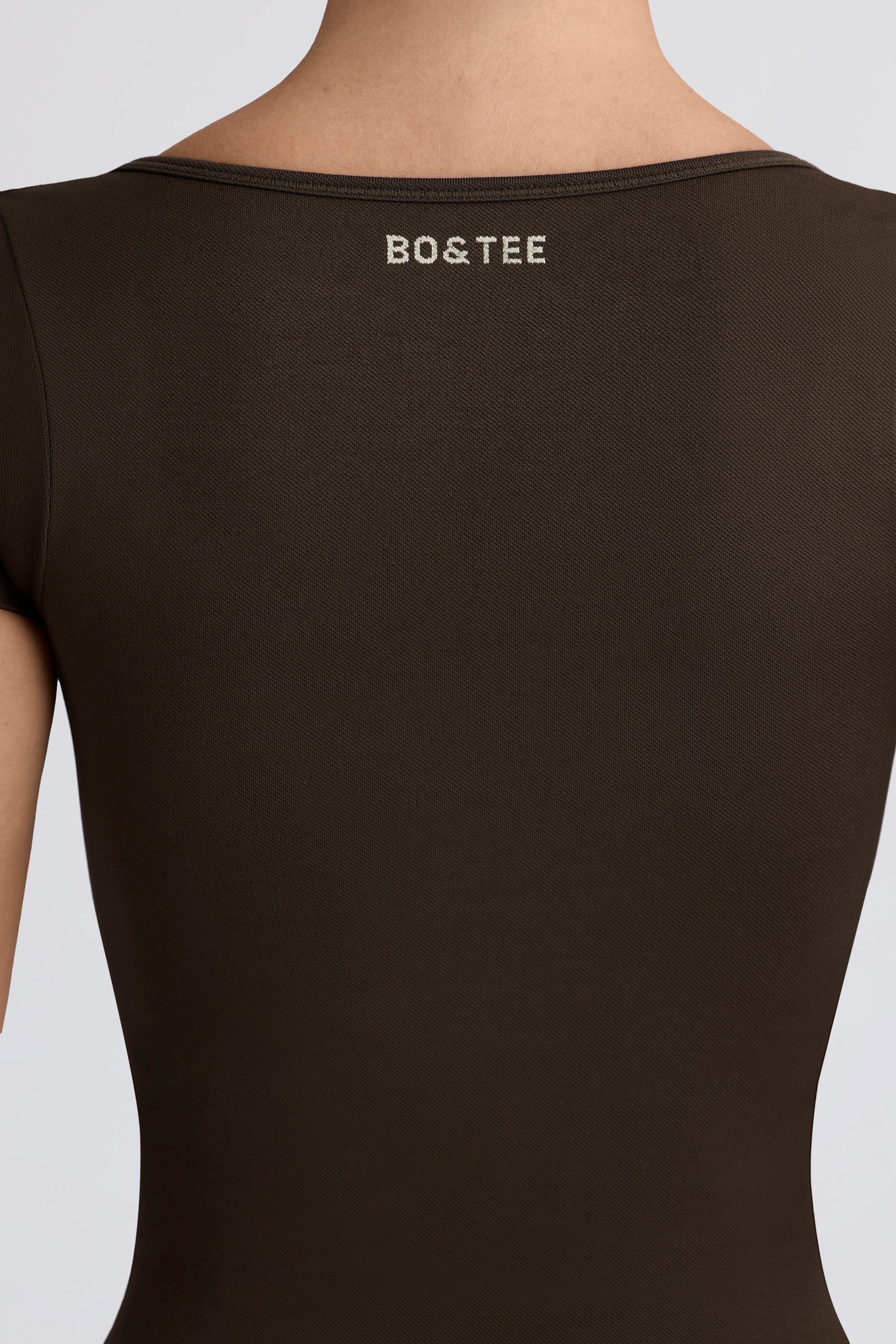 Super Sculpt Seamless T-Shirt in Brown - Image 6