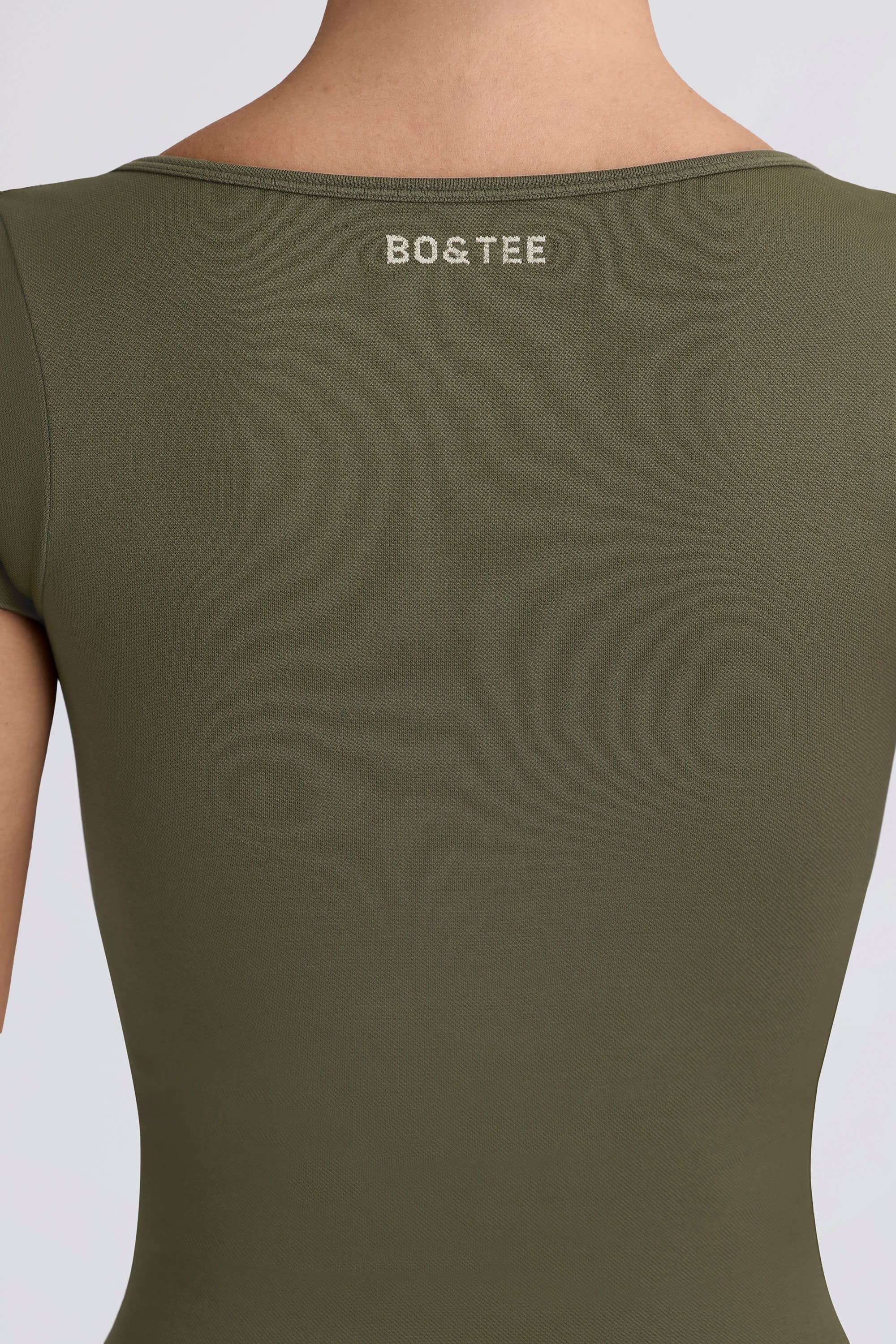 Super Sculpt Seamless T-Shirt in Light Green - Image 6