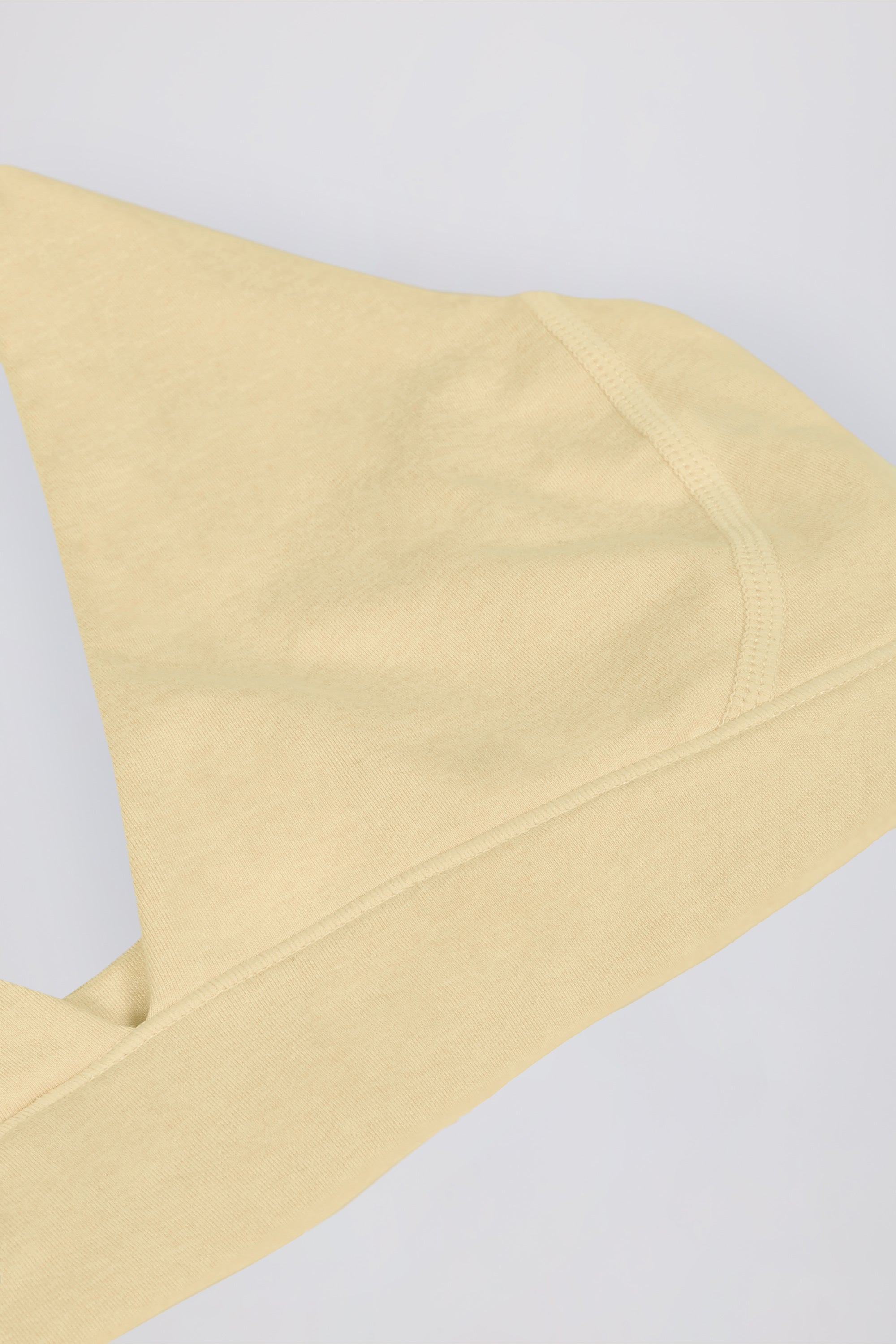 V-Neck Sports Bra in Lemon Marl - Image 7