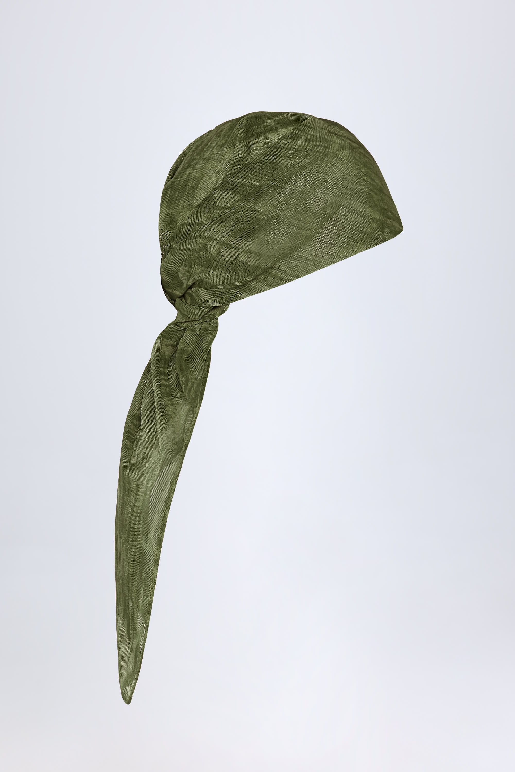 Ventura Headscarf in Green Print