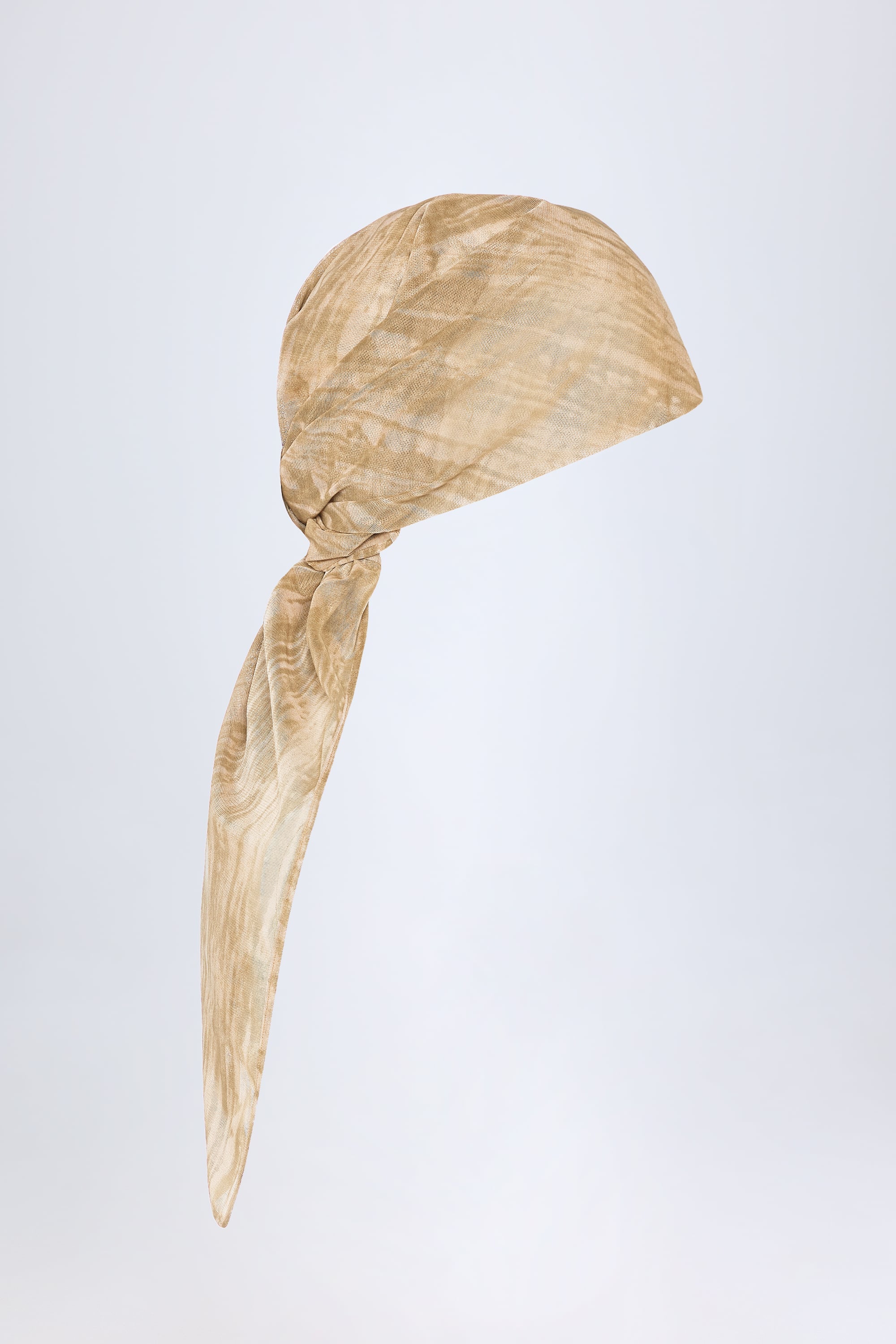 Ventura Headscarf in Tan Print - Image 2
