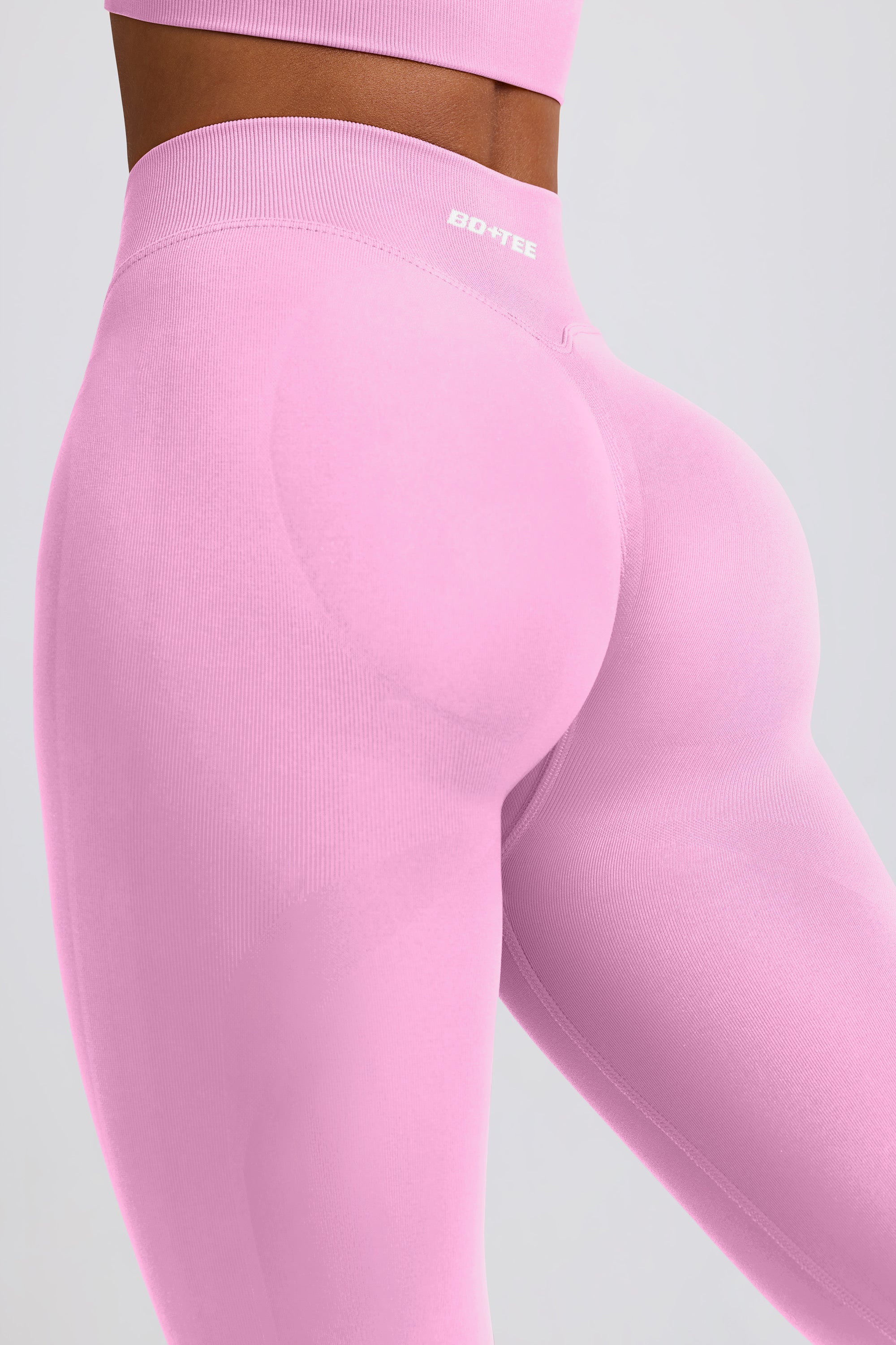 Define Luxe High-Waist Leggings in Rose - Image 4