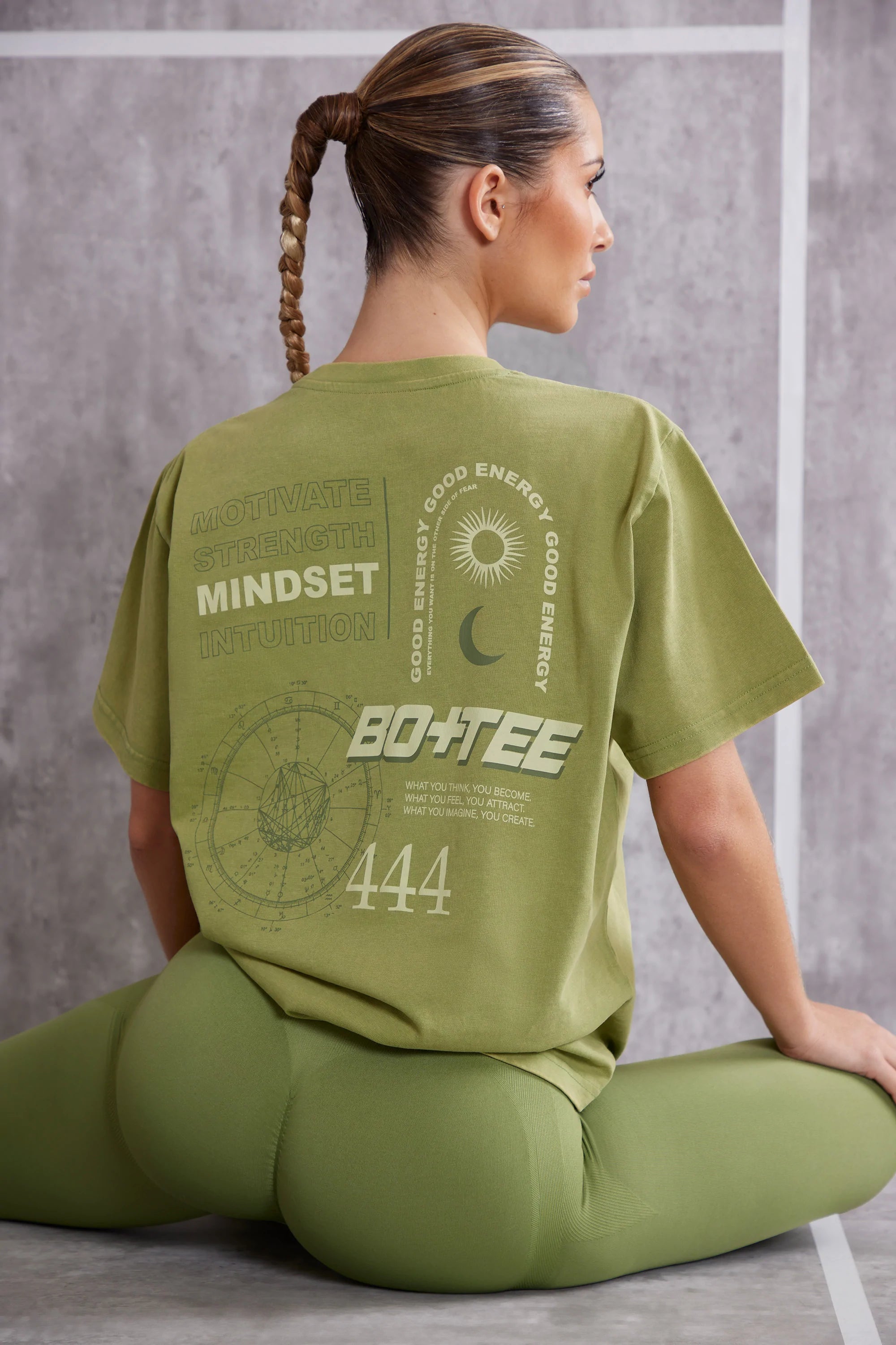 Unwind Oversized T-Shirt in Olive
