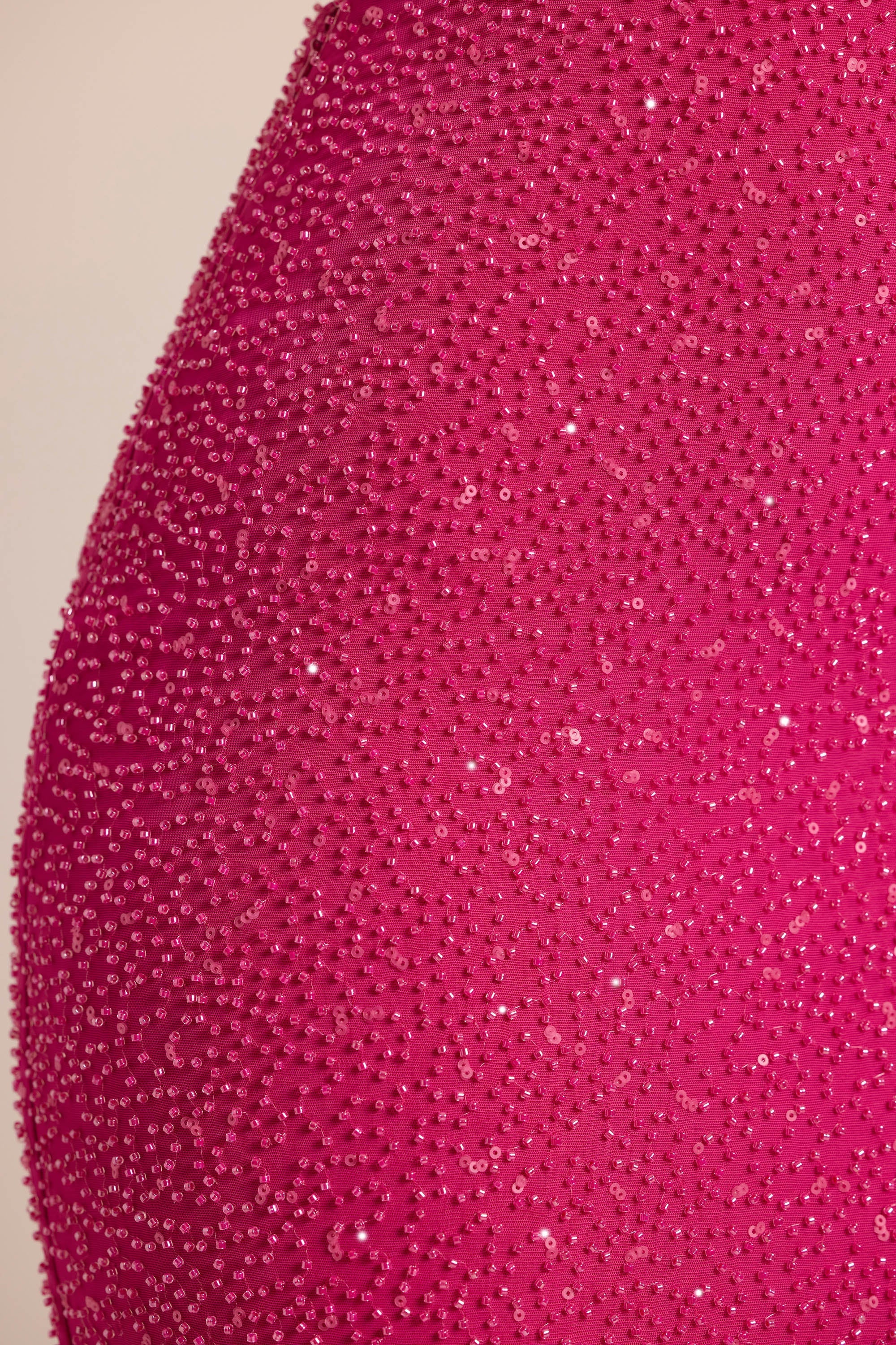 Provence Embellished Cut Out Maxi Dress in Fuschia - Image 4
