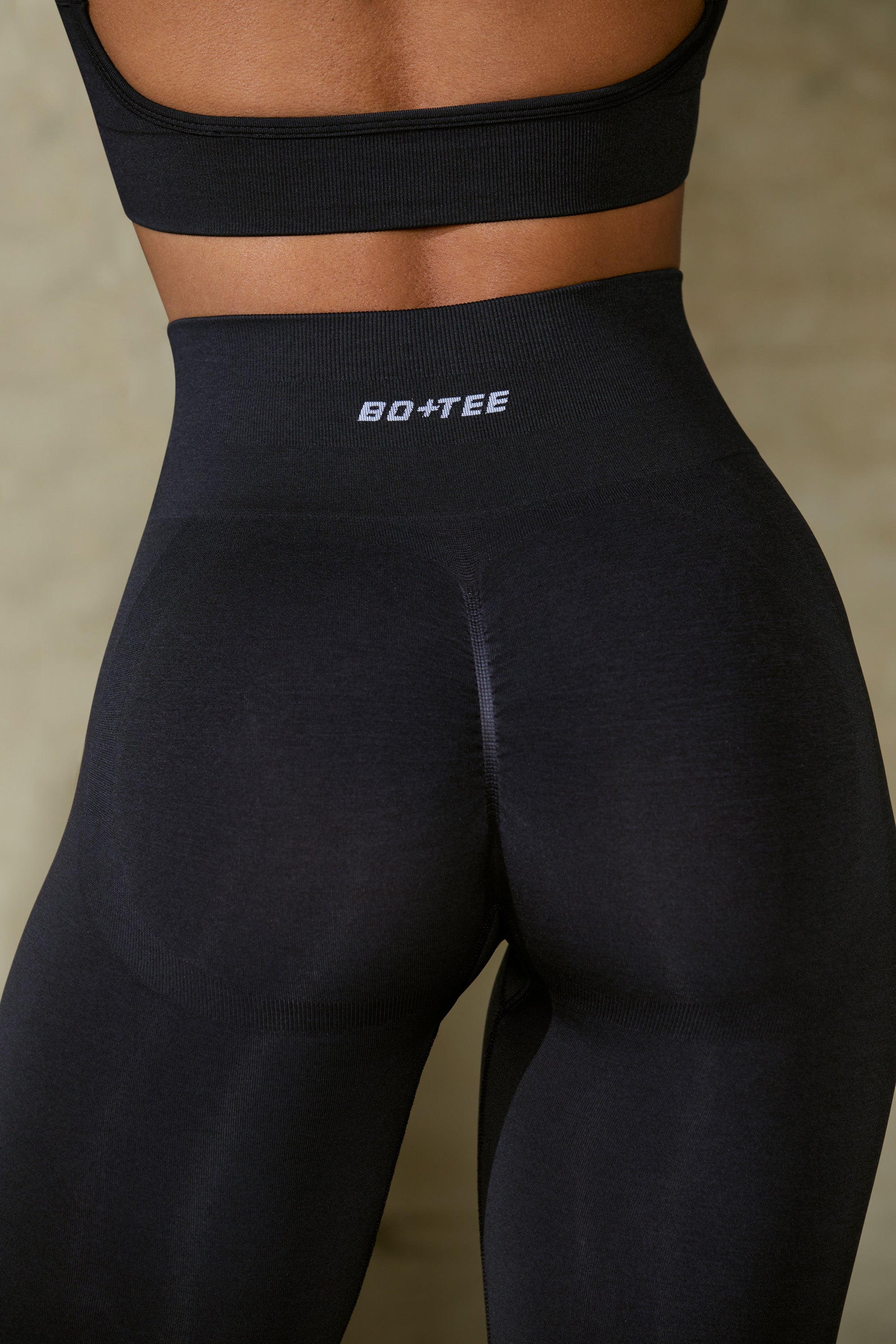 Power Petite High Waist Define Luxe Leggings in Black - Image 7